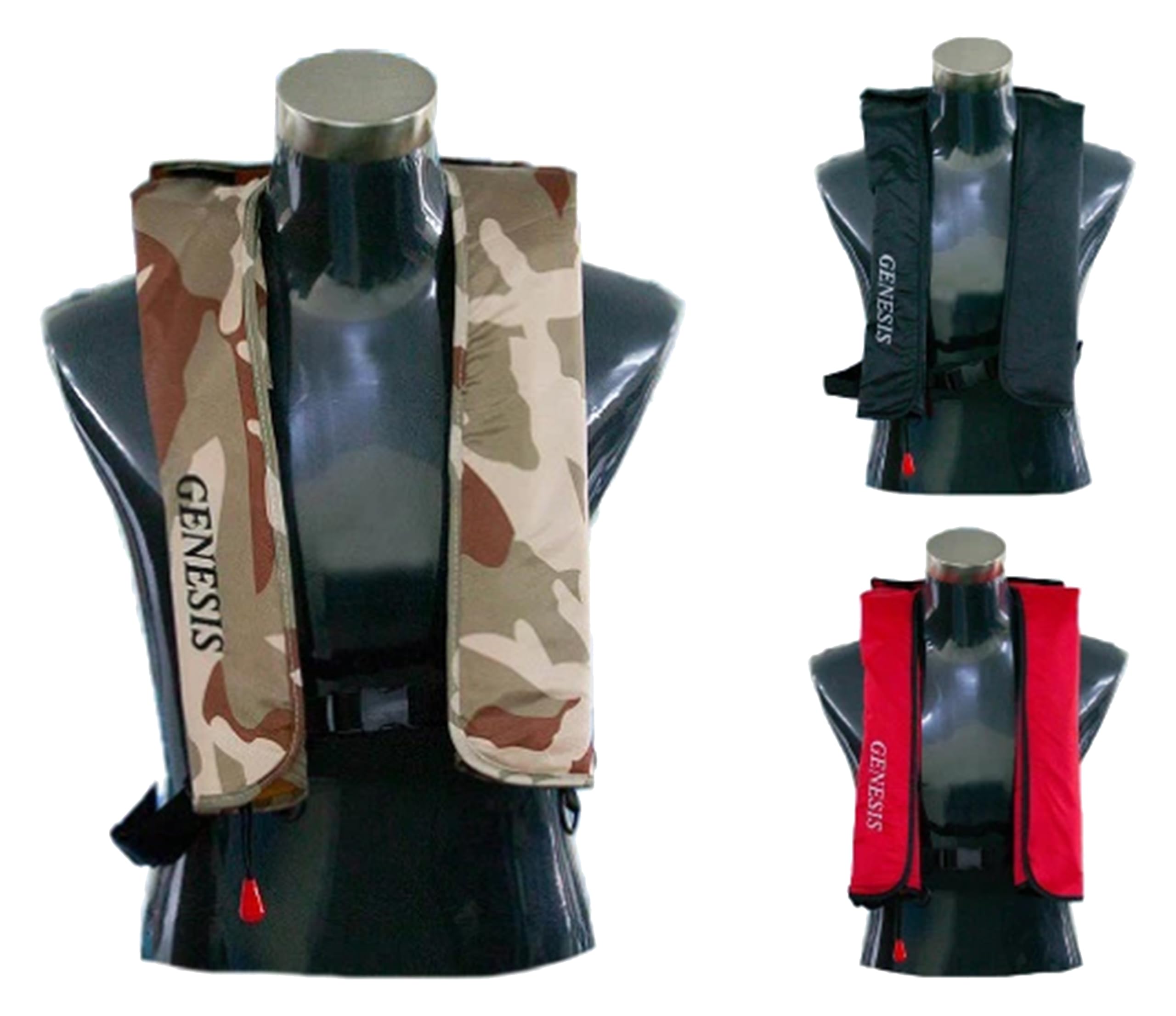 膨張式ライフジャケット Amazon | GENESIS(ジェネシス) 自動膨張式ライフジャケット